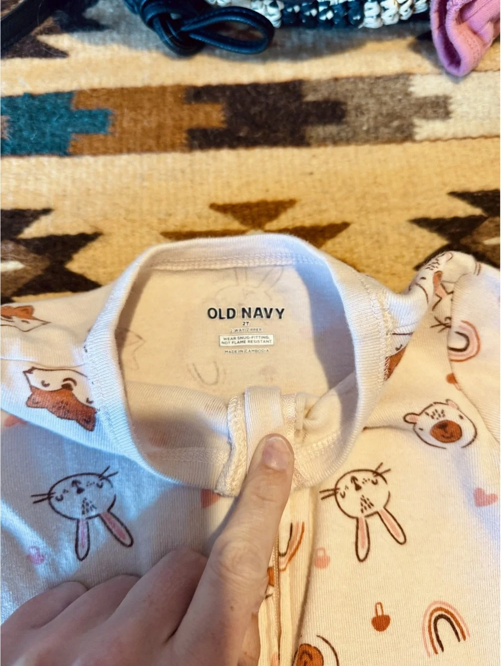 Old navy 2T girls zip sleeper